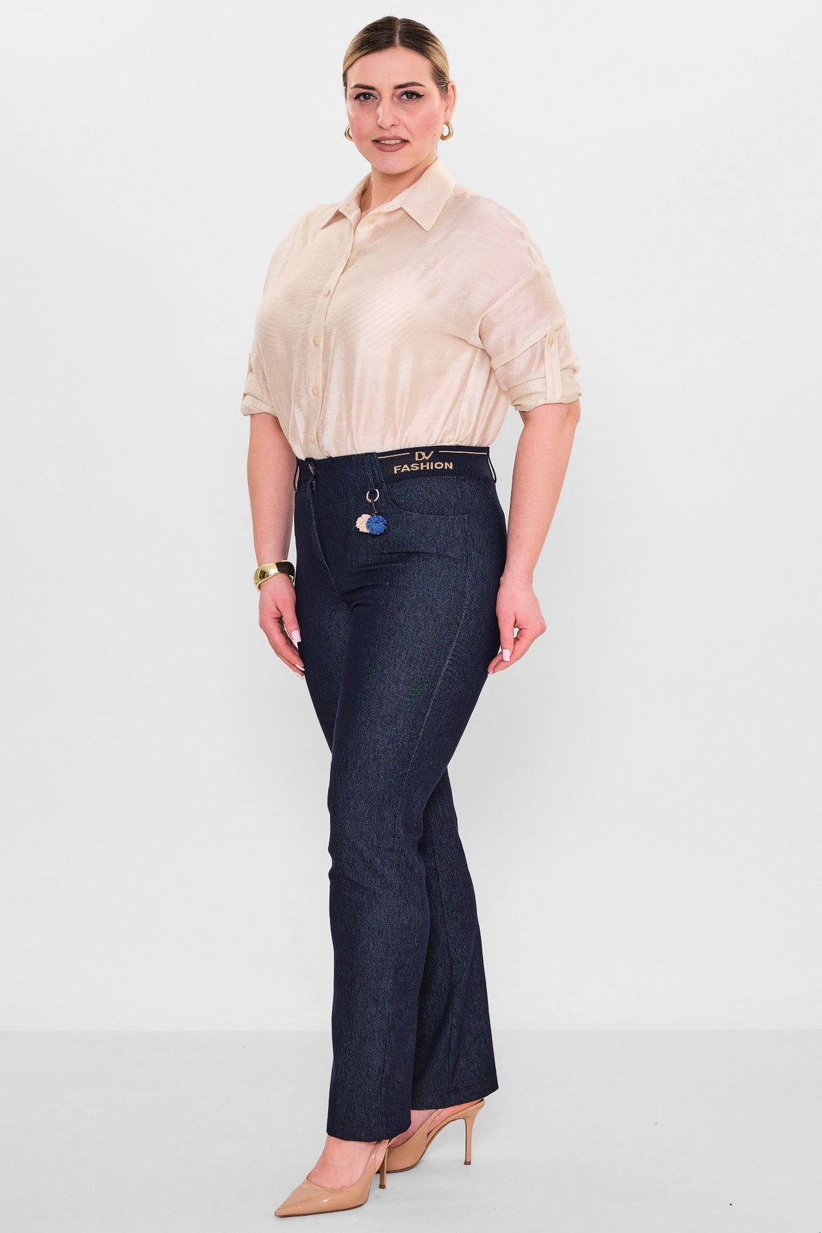Devatex - Plus Size Trousers (DVT2910-378-42-48B) - 8690200127793