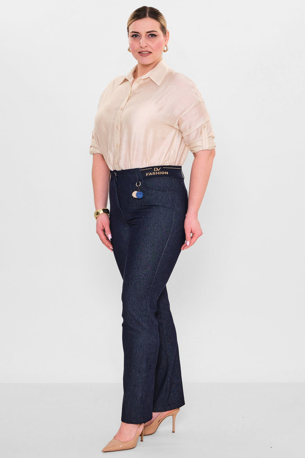 Devatex - Plus Size Trousers (DVT2910-378-42-48B) - 8690200127793
