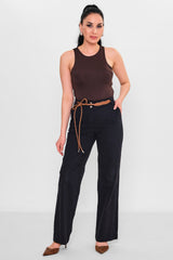 Devatex - Plus Size Trousers (DVT3089-075-36-42K) - 8690200127915