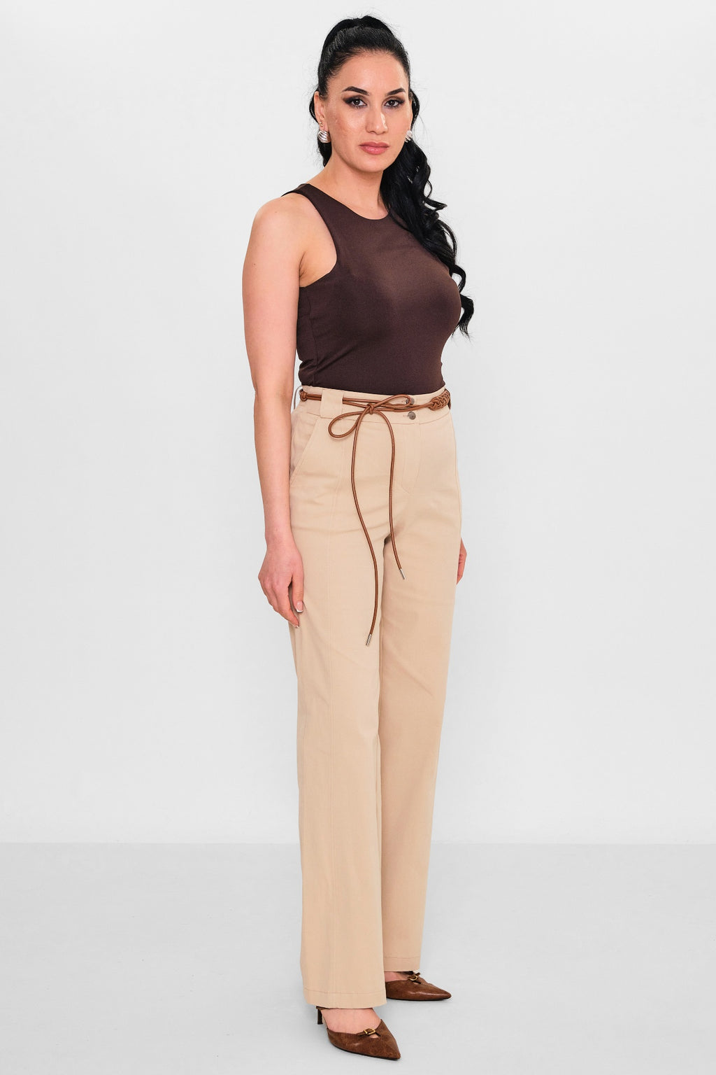 Devatex - Plus Size Trousers (DVT3089-075-36-42K) - 8690200127922