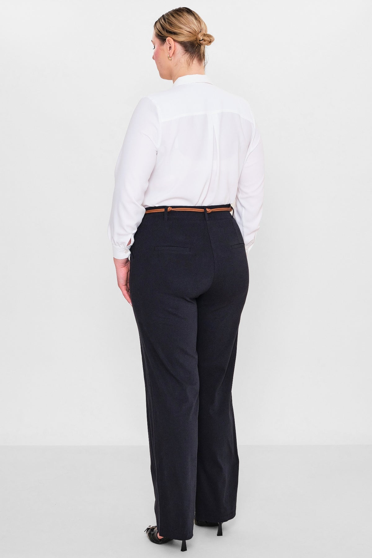 Devatex - Plus Size Trousers (DVT3089-075-42-48B) - 8690200127939