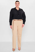 Devatex - Plus Size Trousers (DVT3089-075-42-48B) - 8690200127946