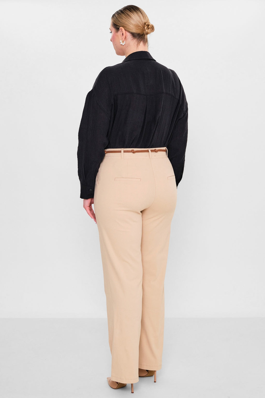 Devatex - Plus Size Trousers (DVT3089-075-42-48B) - 8690200127946