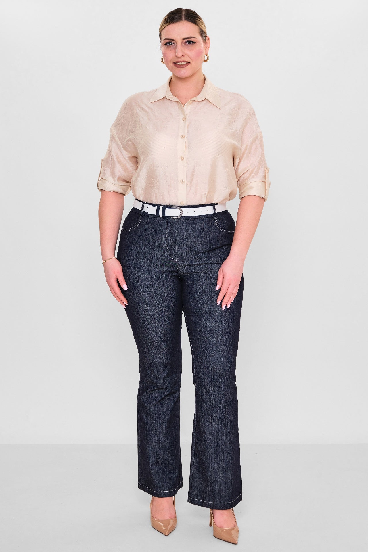 Devatex - Plus Size Trousers (DVT3091-391-42-48) - 8690200127960