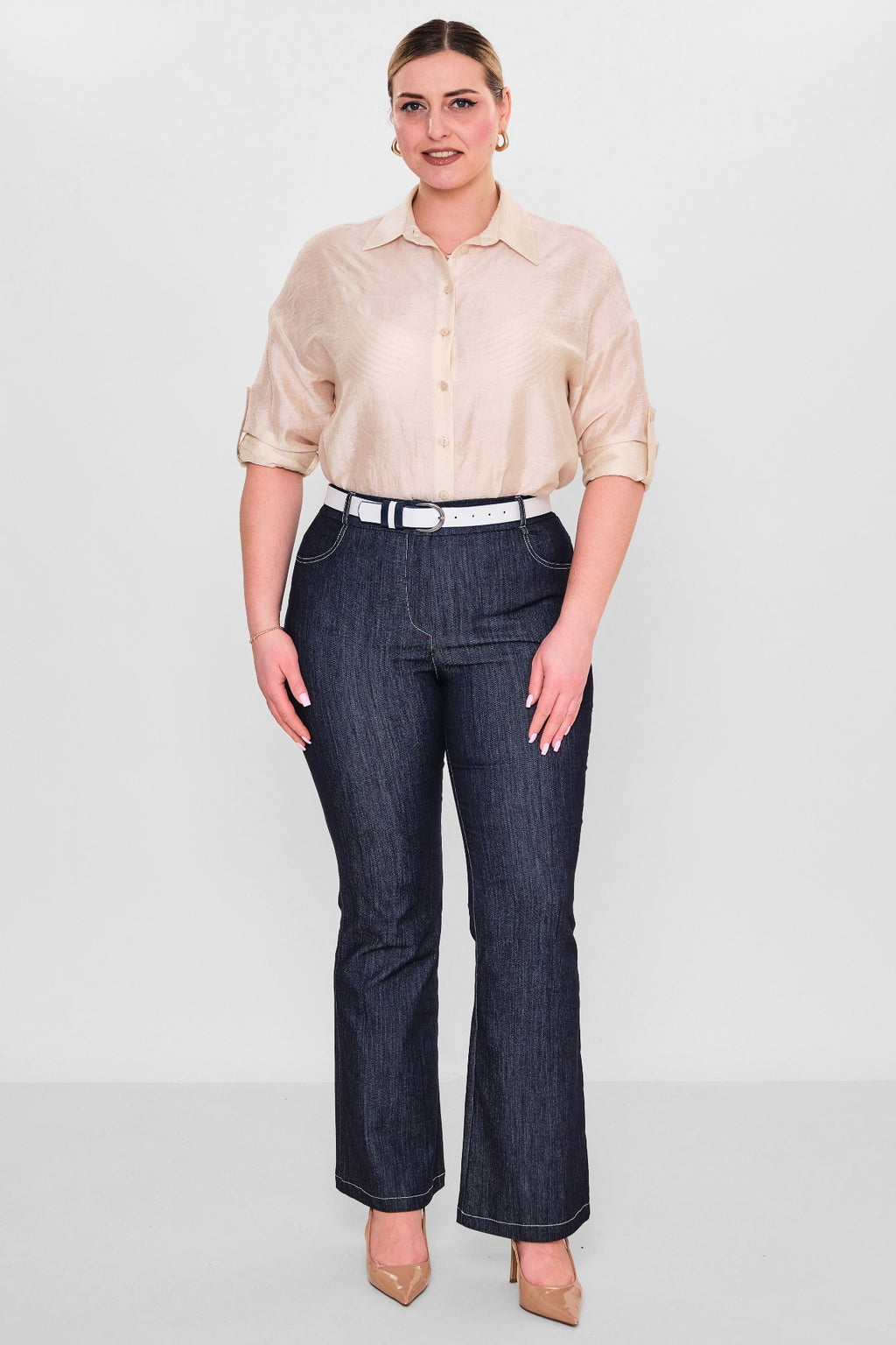 Devatex - Plus Size Trousers (DVT3091-391-42-48) - 8690200127960