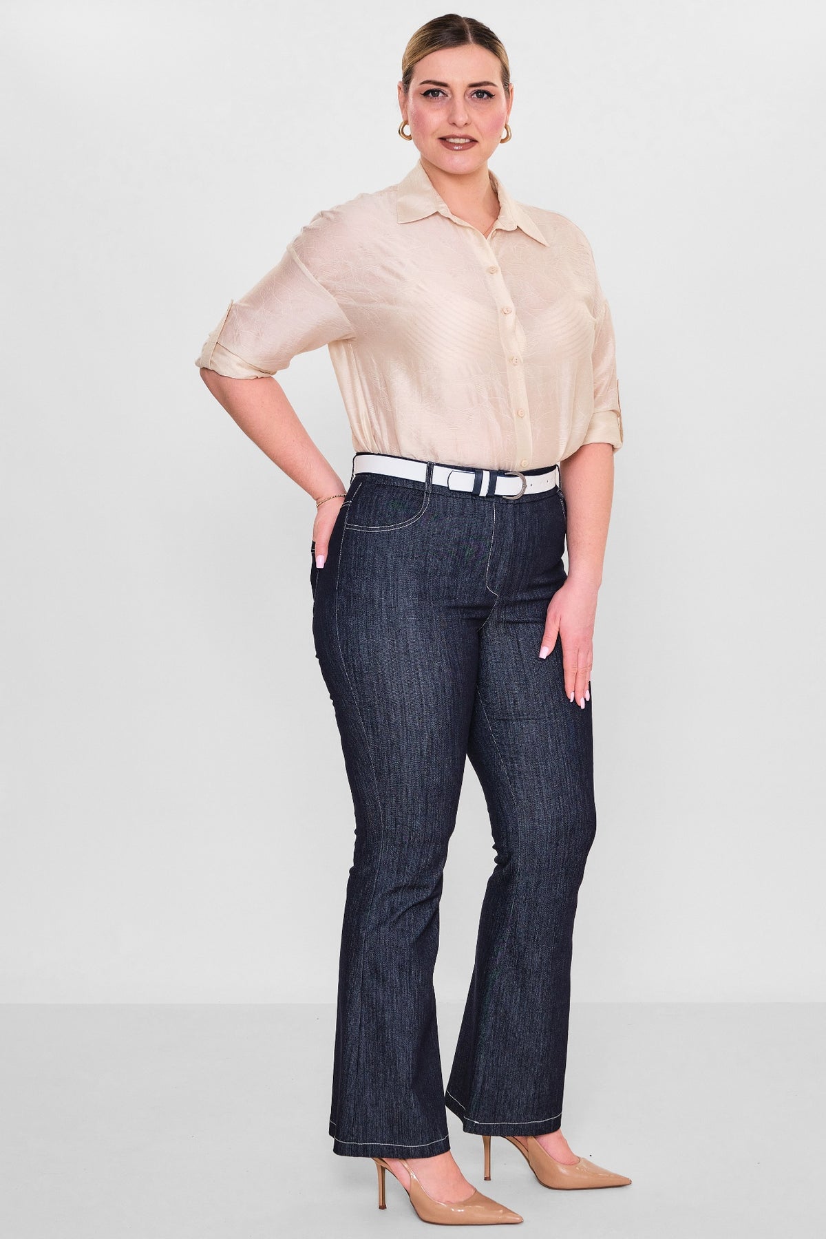 Devatex - Plus Size Trousers (DVT3091-391-42-48) - 8690200127960