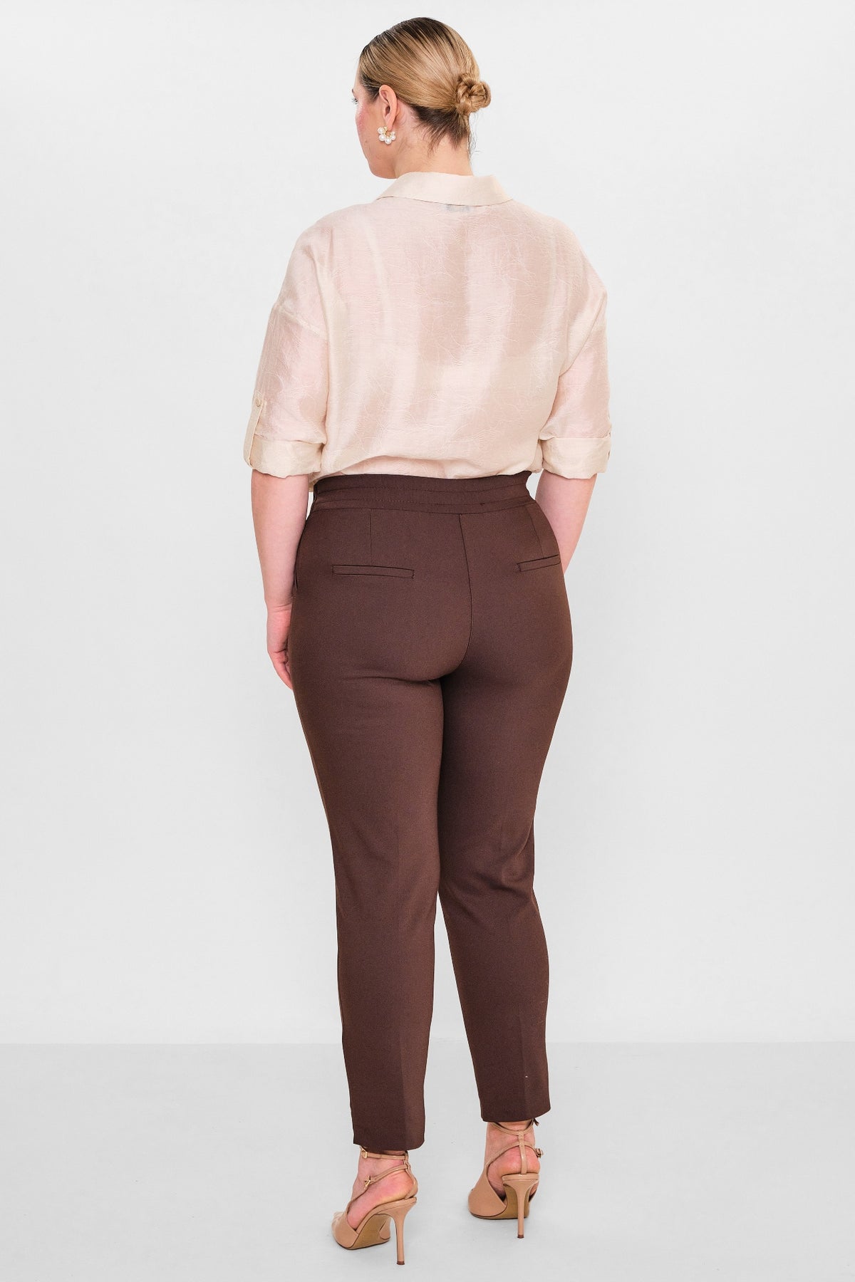 Devatex - Plus Size Trousers (DVT3102-383-42-48B) - 8690200128028