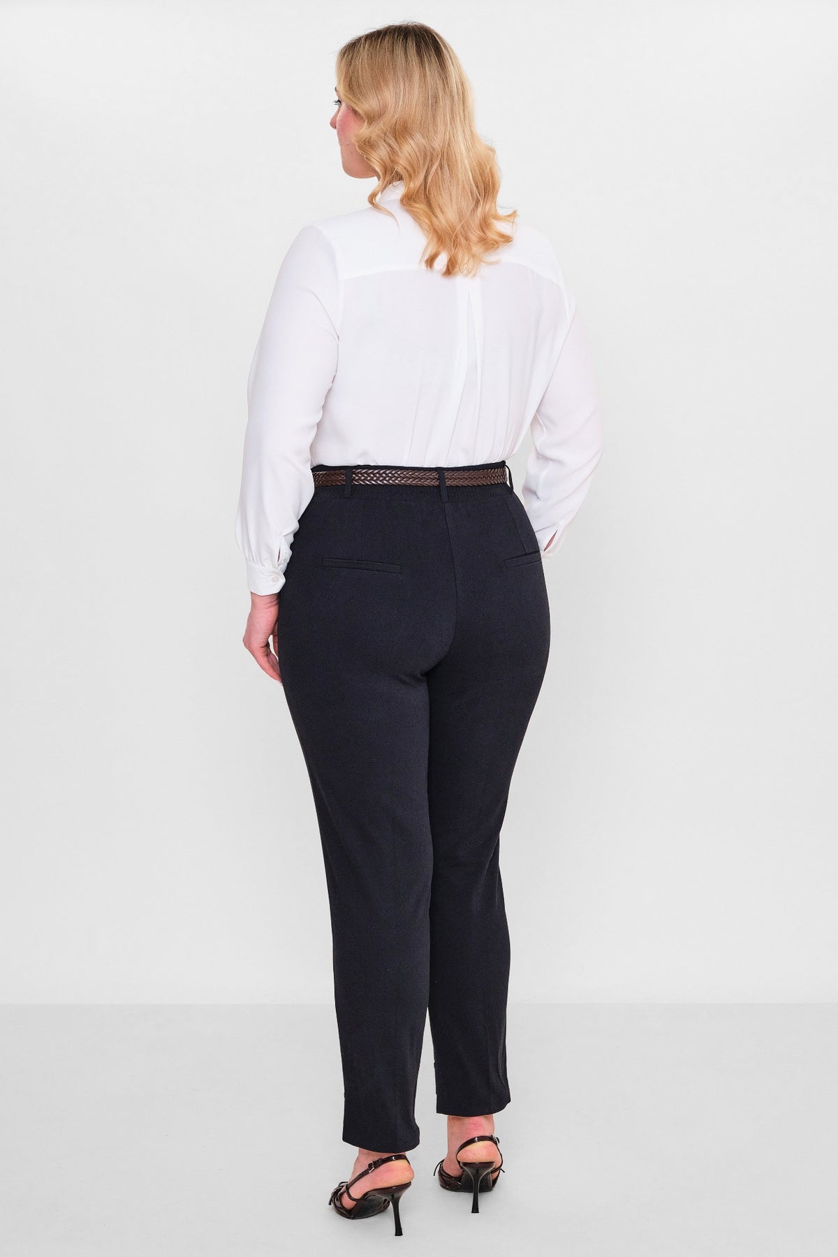 Devatex - Plus Size Trousers (DVT3113-075-42-48B) - 8690200128110