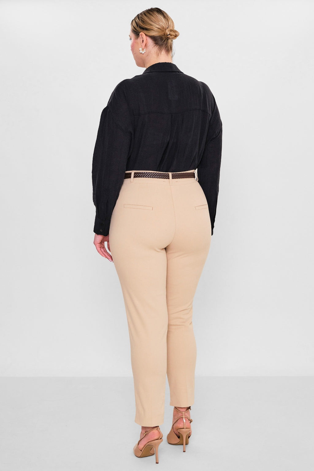 Devatex - Plus Size Trousers (DVT3113-075-42-48B) - 8690200128134