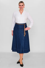 Elitline - Plus Size Skirt (ELT26Y2-37-4013) - 8690200128325