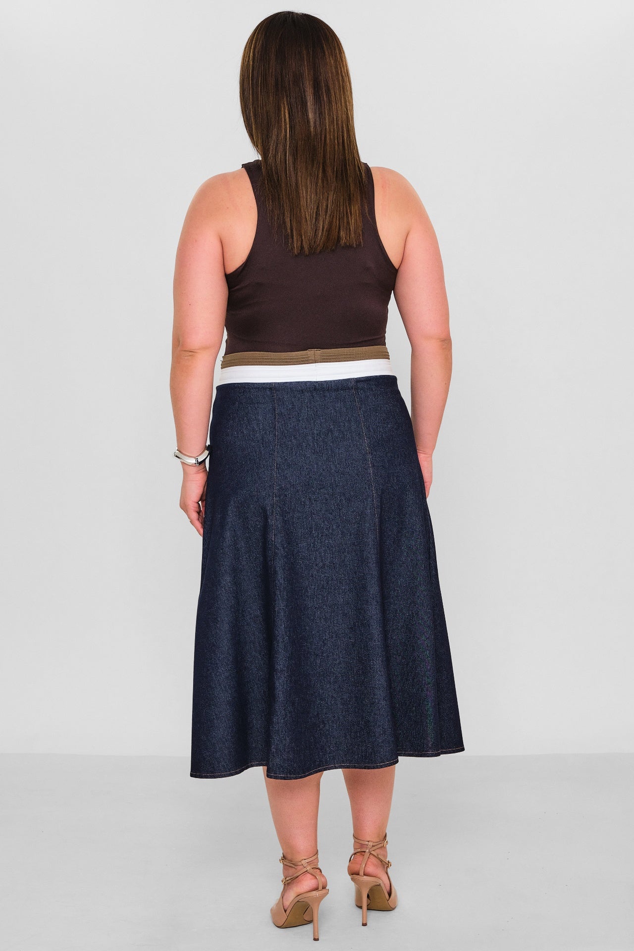 Elitline - Plus Size Skirt (ELT26Y2-34-4014) - 8690200128349
