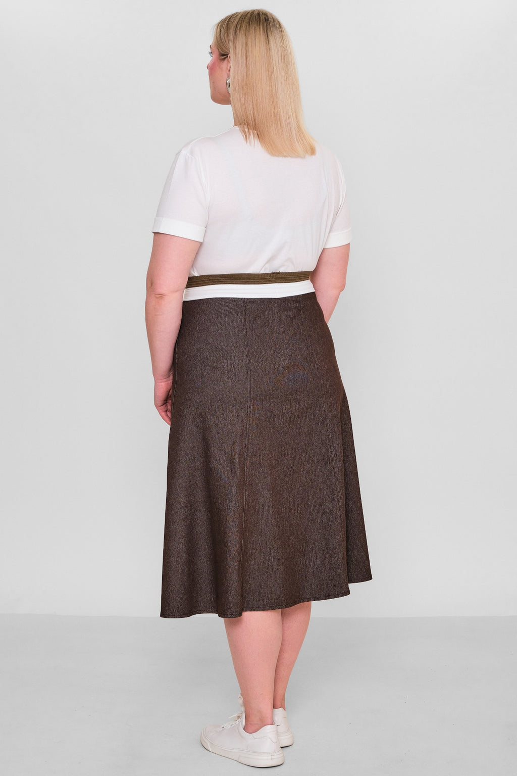 Elitline - Plus Size Skirt (ELT26Y2-34-4014) - 8690200128356