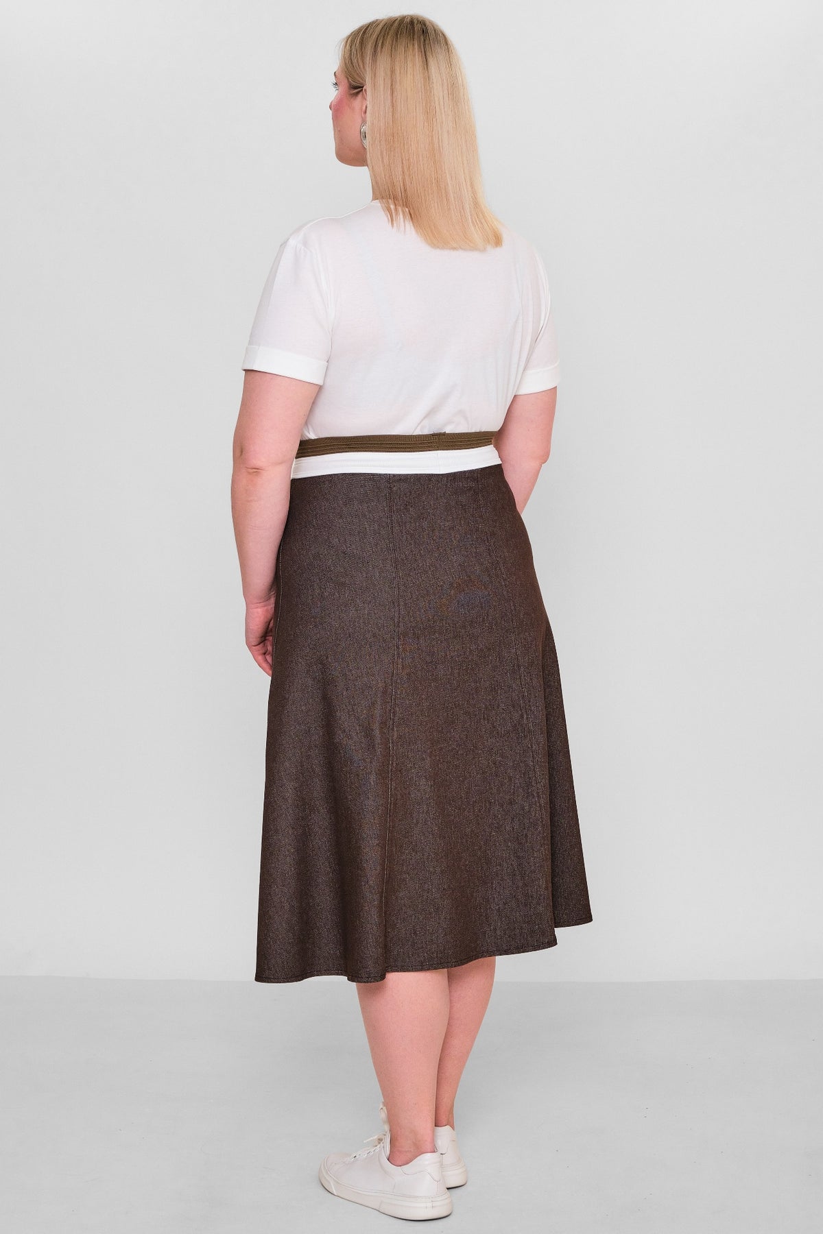 Elitline - Plus Size Skirt (ELT26Y2-34-4014) - 8690200128356