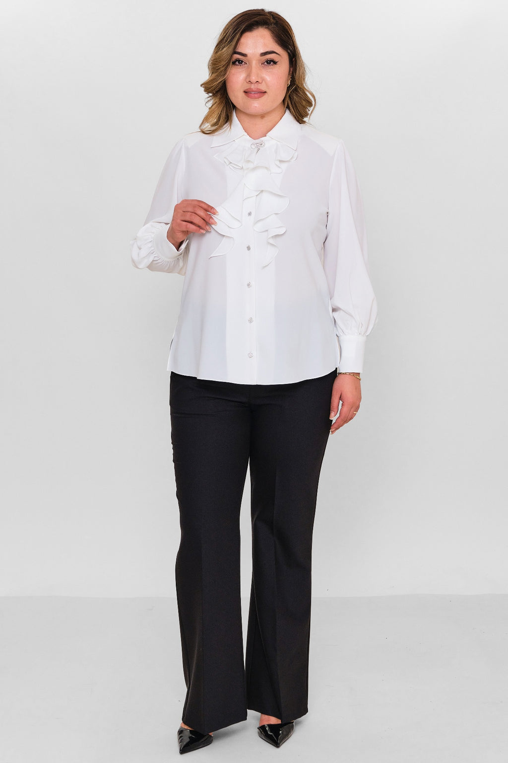 Kifayet - Plus Size Shirt (KFY26Y17170-01) - 8690200128394