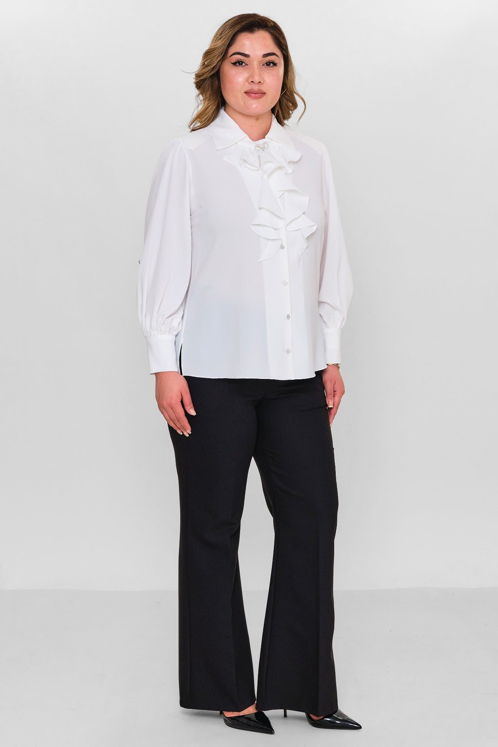 Kifayet - Plus Size Shirt (KFY26Y17170-01) - 8690200128394