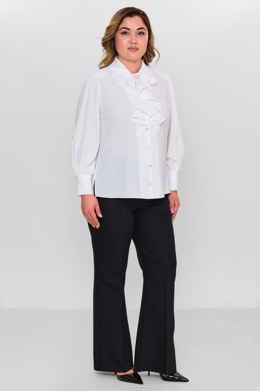 Ki̇fayet - Plus Size Shirt (KFY26Y17170-01) - 8690200128394