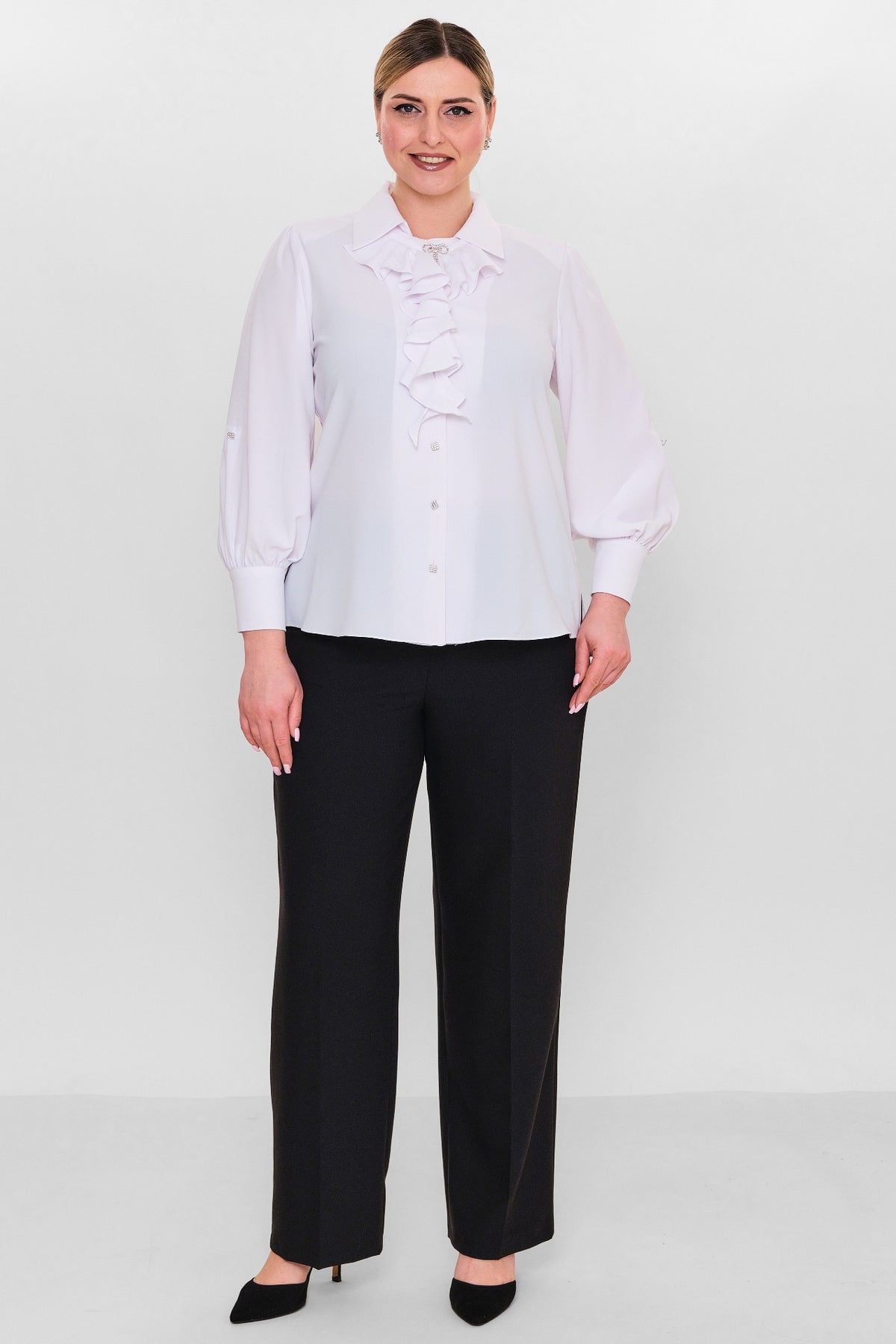 Kifayet - Plus Size Shirt (KFY26Y17170-01) - 8690200128424