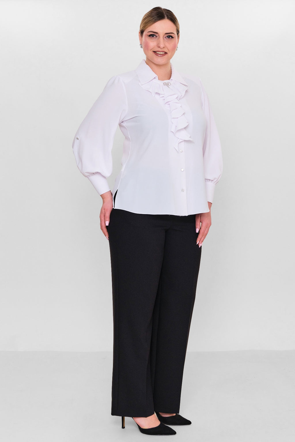 Kifayet - Plus Size Shirt (KFY26Y17170-01) - 8690200128424