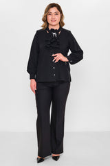 Ki̇fayet - Plus Size Shirt (KFY26Y18703-01) - 8690200128509