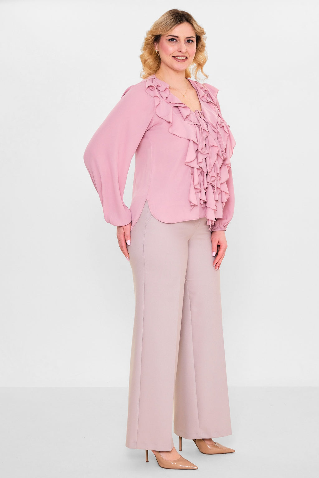 Welike - Plus Size Blouse (WLK26Y1435) - 8690200128615
