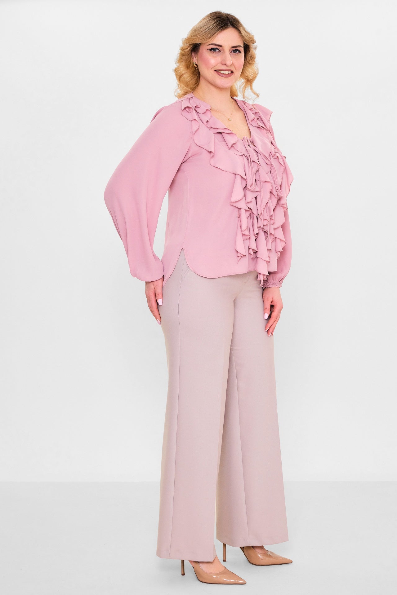 Welike - Plus Size Blouse (WLK26Y1435) - 8690200128615