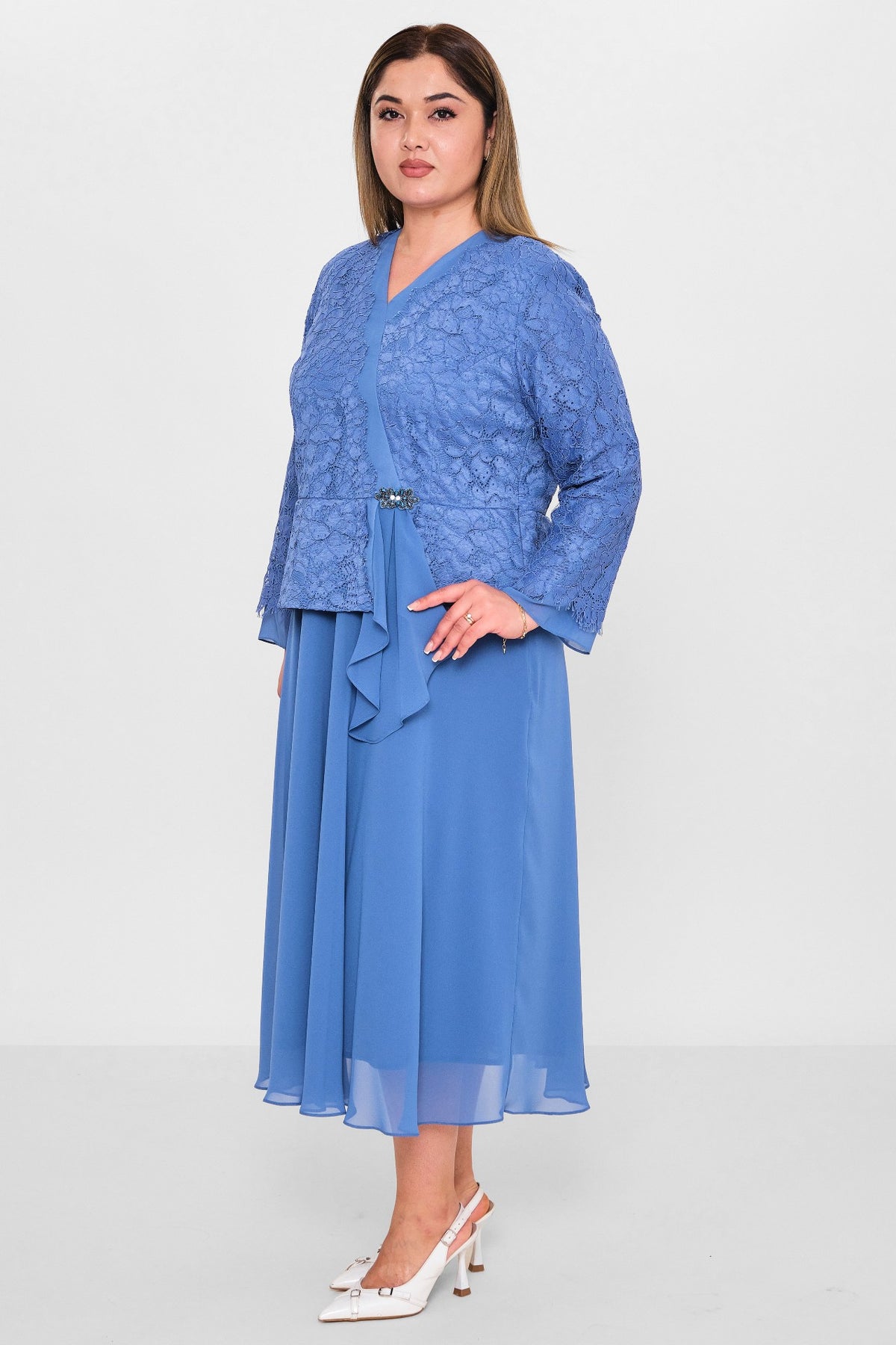 Gumanize - Plus Size Dress (GMZ2026-320-8128) - 8690200128622