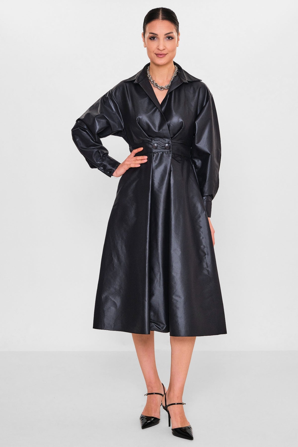 Gull-ay - Plus Size Dress (GLY26YGE008) - 8690200129131