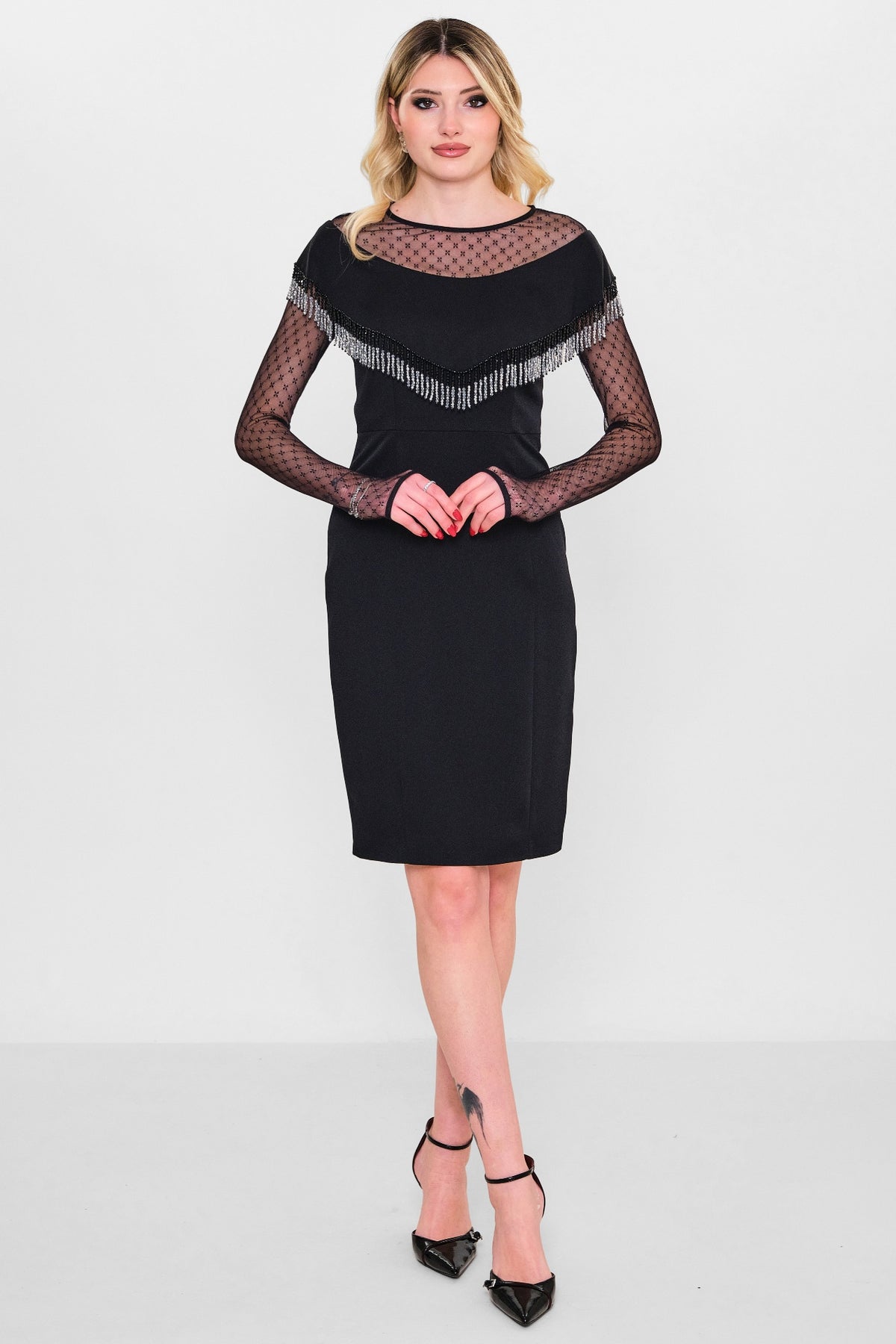 Kedma - Plus Size Dress (KDM26Y8-98160) - 8690200129476