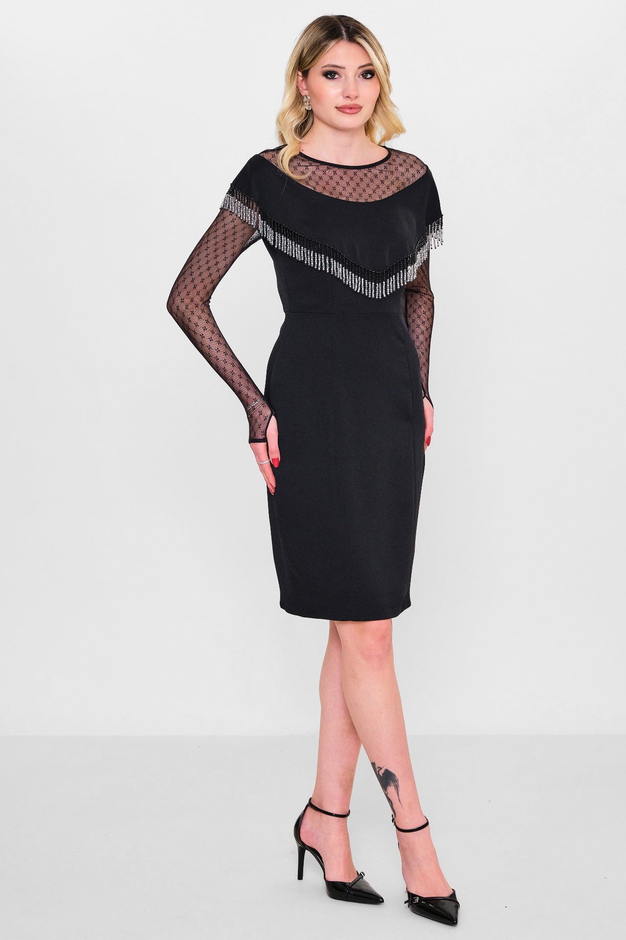 Kedma - Plus Size Dress (KDM26Y8-98160) - 8690200129476