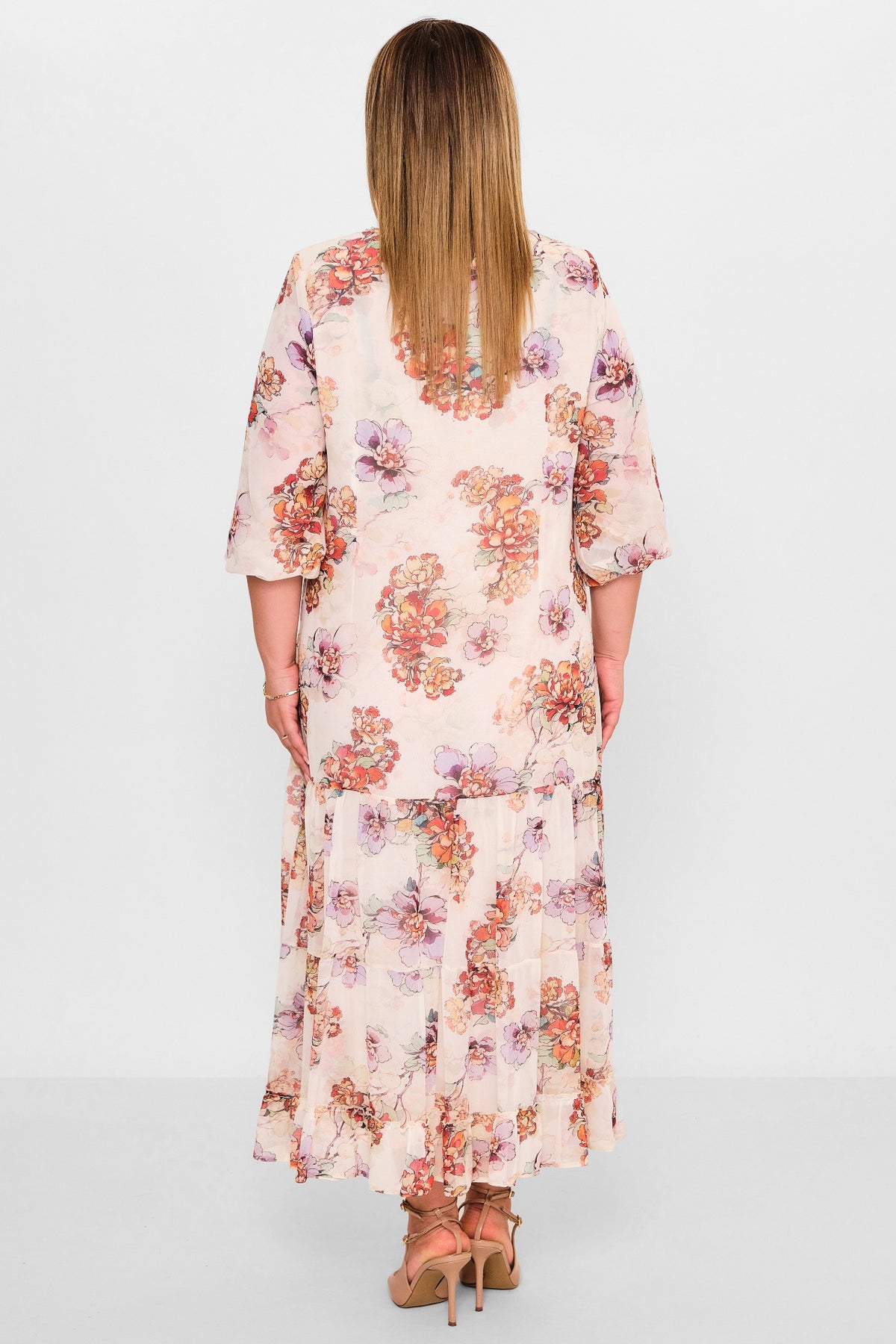 Gumanize - Plus Size Dress (GMZ2025-1066-7599) - 8690200129537