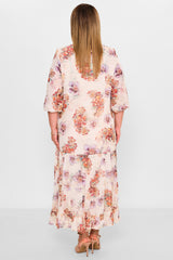 Gumanize - Plus Size Dress (GMZ2025-1066-7599) - 8690200129537