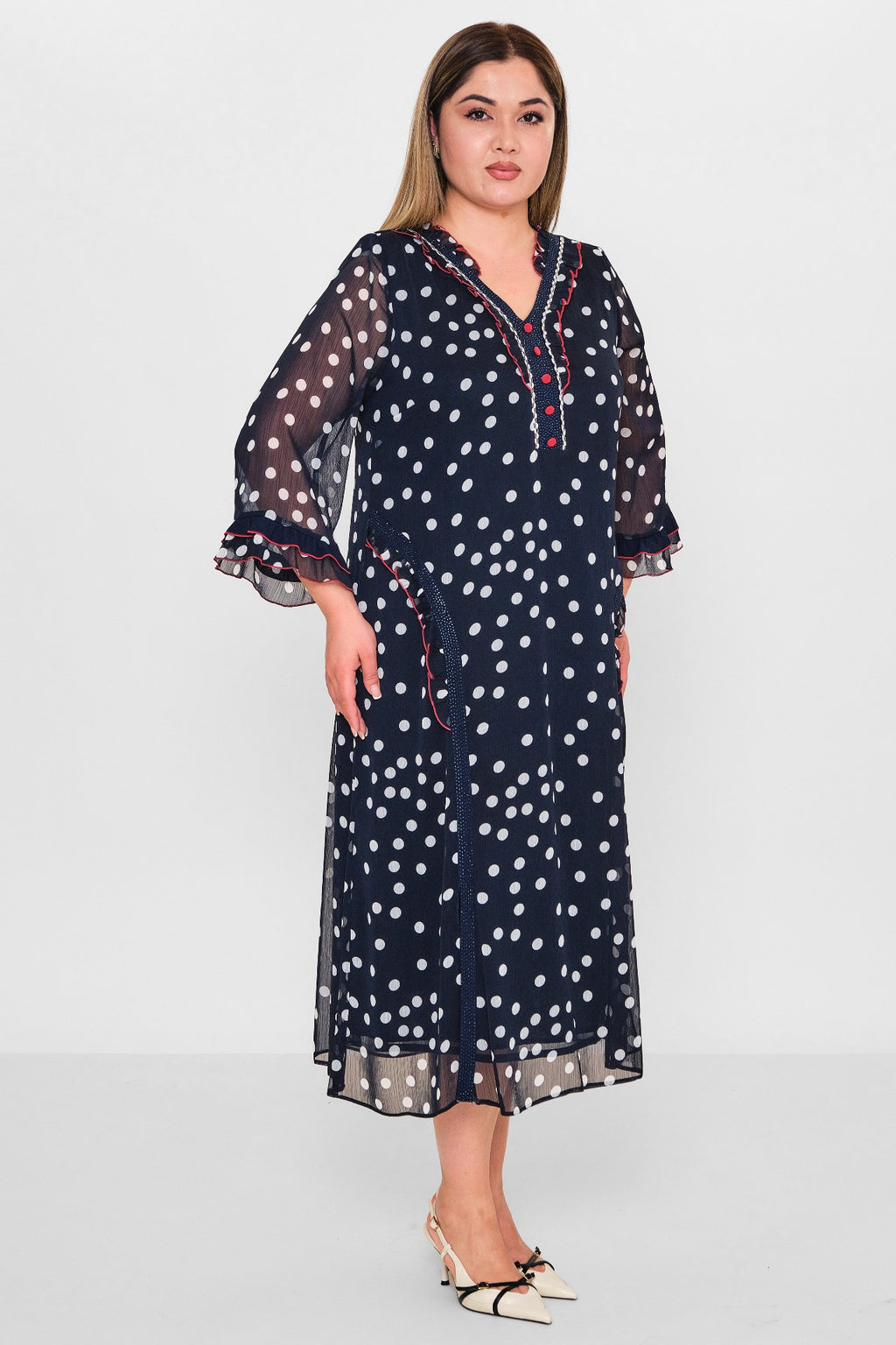 Gumanize - Plus Size Dress (GMZ2025-731-7670) - 8690200129575