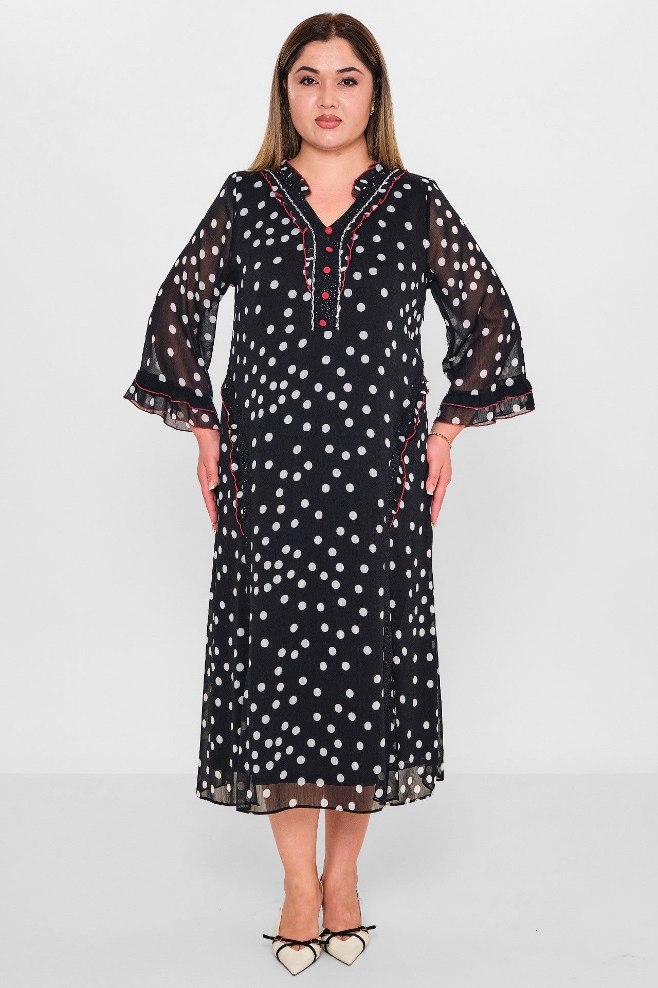 Gumanize - Plus Size Dress (GMZ2025-731-7670) - 8690200129582