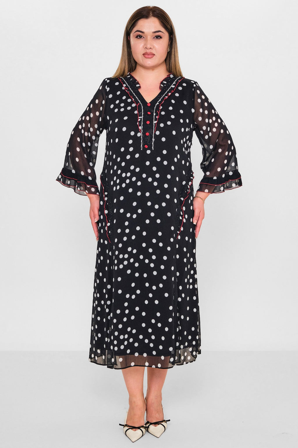 Gumanize - Plus Size Dress (GMZ2025-731-7670) - 8690200129582