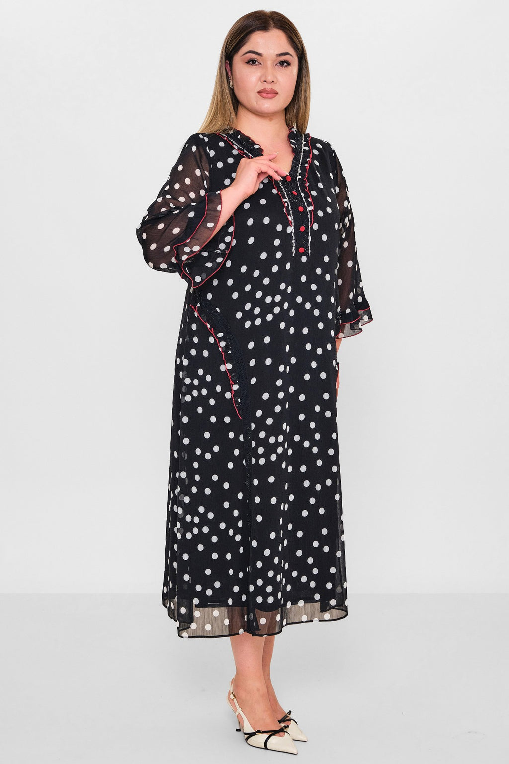 Gumanize - Plus Size Dress (GMZ2025-731-7670) - 8690200129582