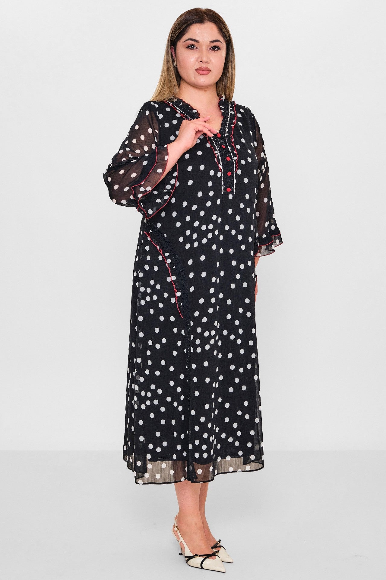 Gumanize - Plus Size Dress (GMZ2025-731-7670) - 8690200129582