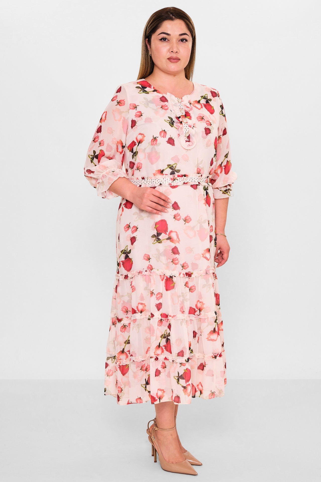 Gumanize - Plus Size Dress (GMZ2025-823-7607) - 8690200129599