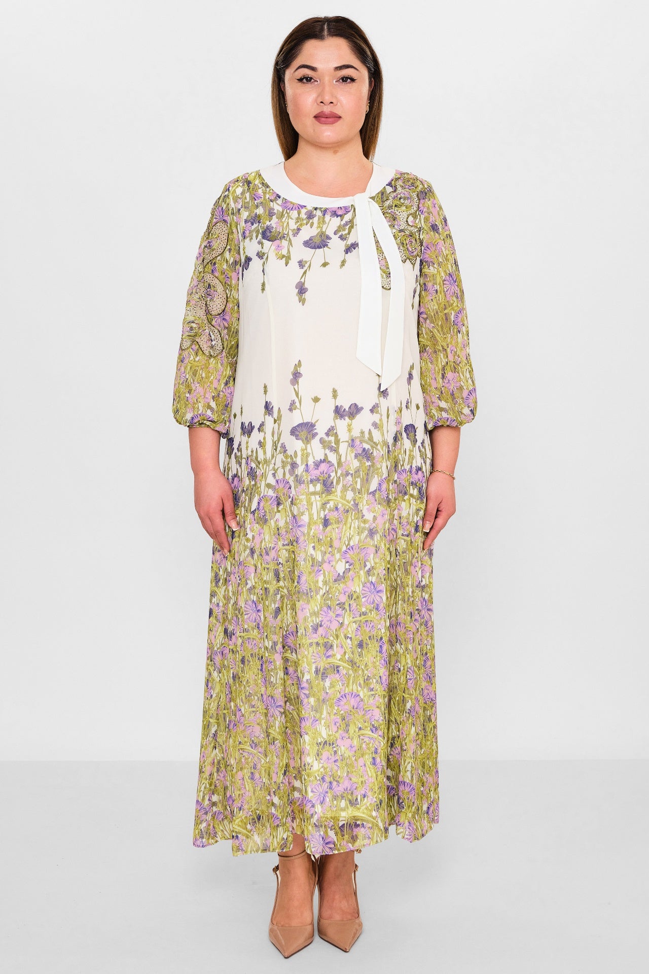 Gumanize - Plus Size Dress (GMZ2025-868-7578) - 8690200129612