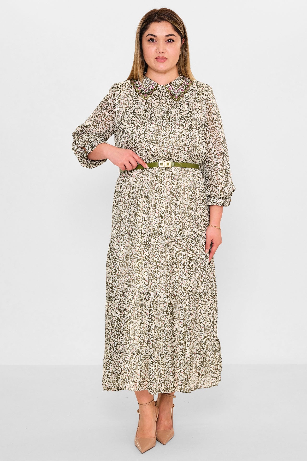 Gumanize - Plus Size Dress (GMZ2025-725-7561) - 8690200129636