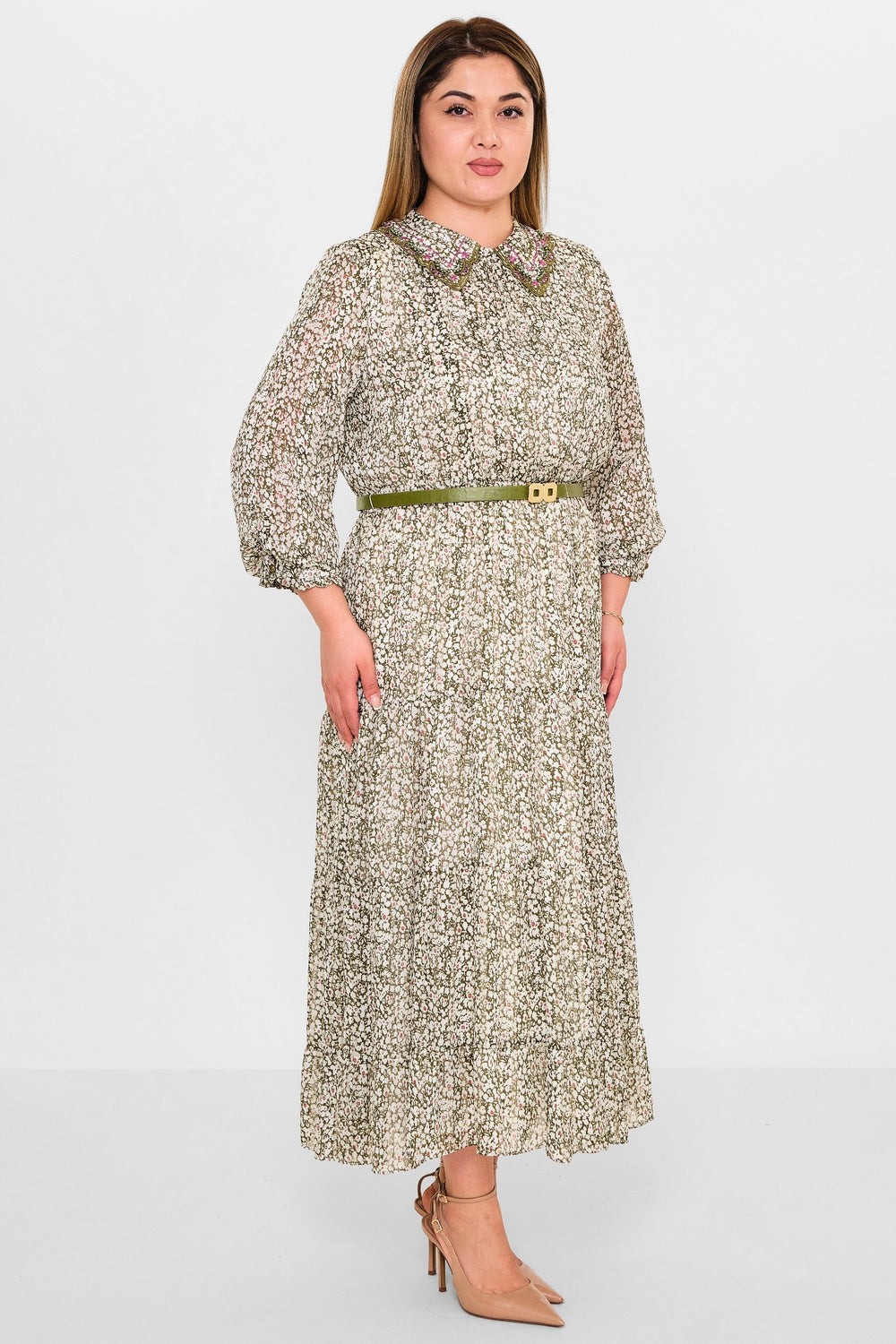 Gumanize - Plus Size Dress (GMZ2025-725-7561) - 8690200129636