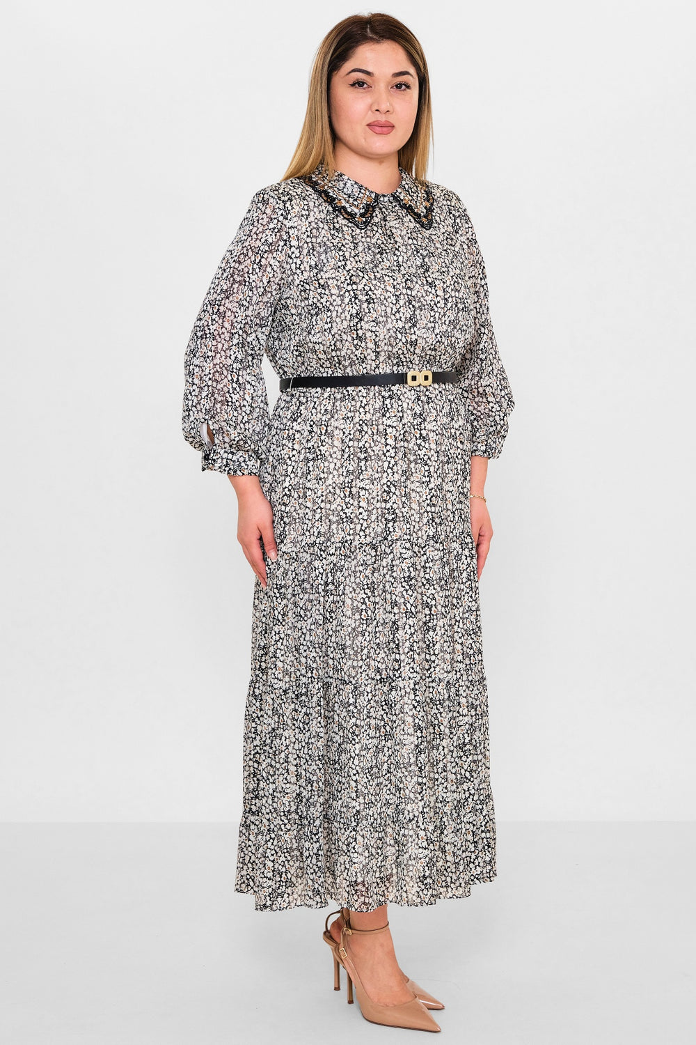 Gumanize - Plus Size Dress (GMZ2025-725-7561) - 8690200129643