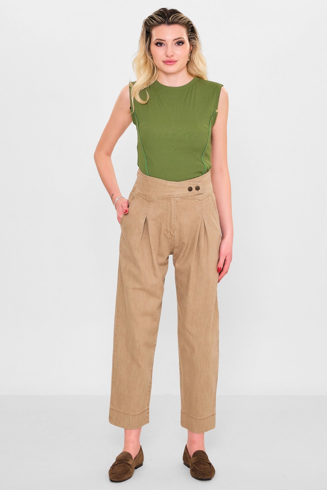 Fashion club - Plus Size Trousers (FSC26YFXW005) - 8690200129704