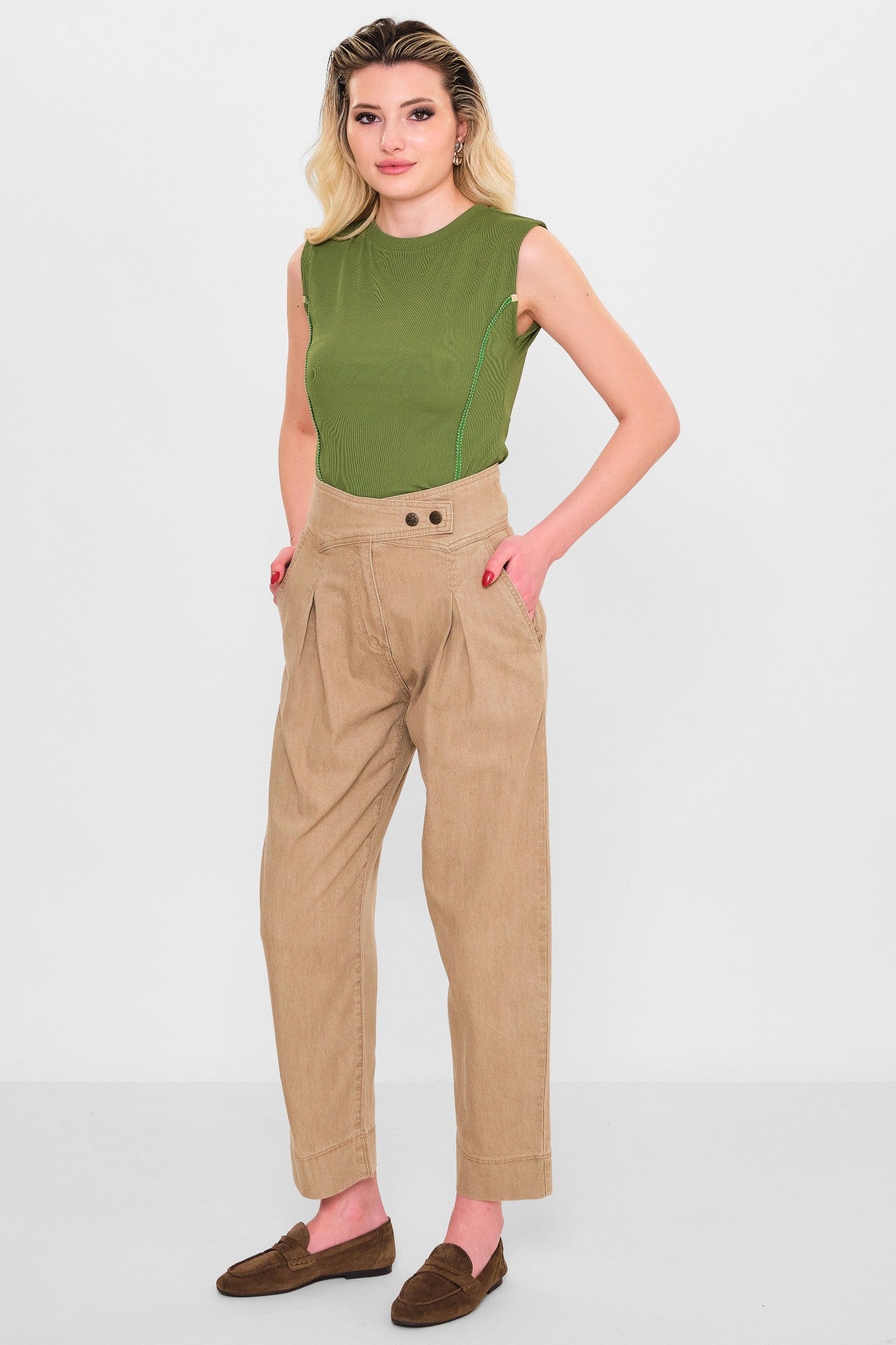 Fashion club - Plus Size Trousers (FSC26YFXW005) - 8690200129704