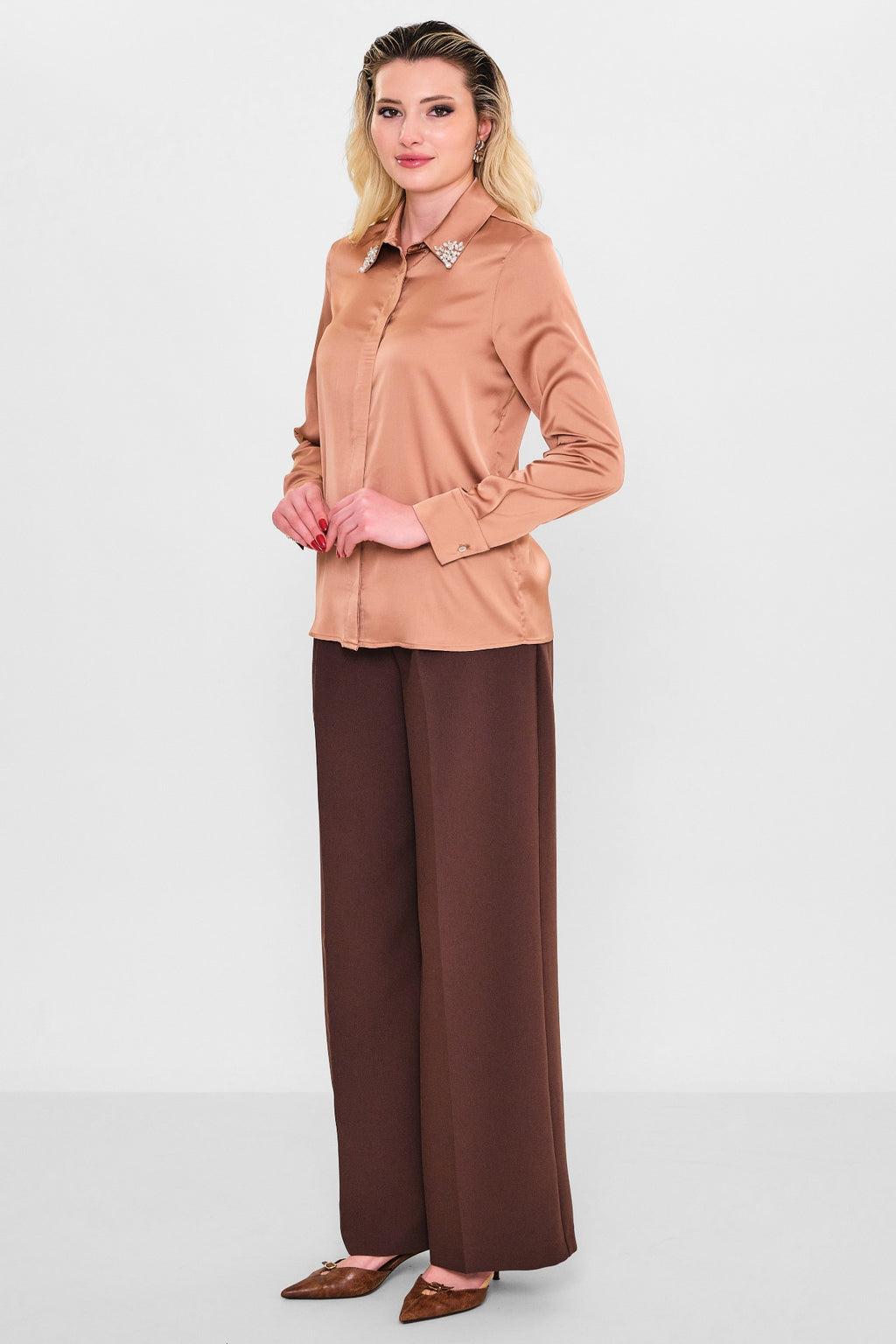 Fashion club - Plus Size Shirt (FSC26YSM2030) - 8690200129728