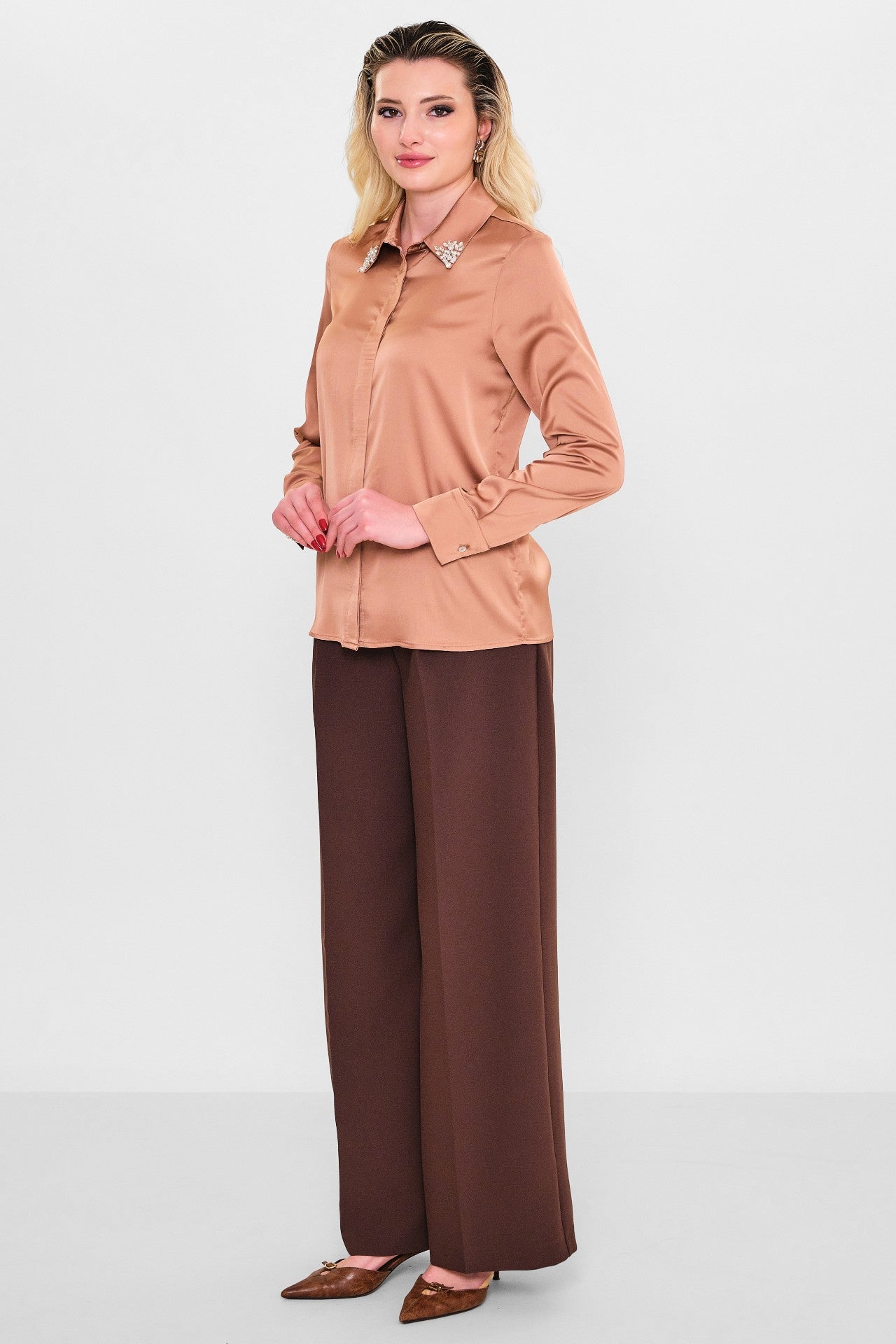 Fashion club - Plus Size Shirt (FSC26YSM2030) - 8690200129728
