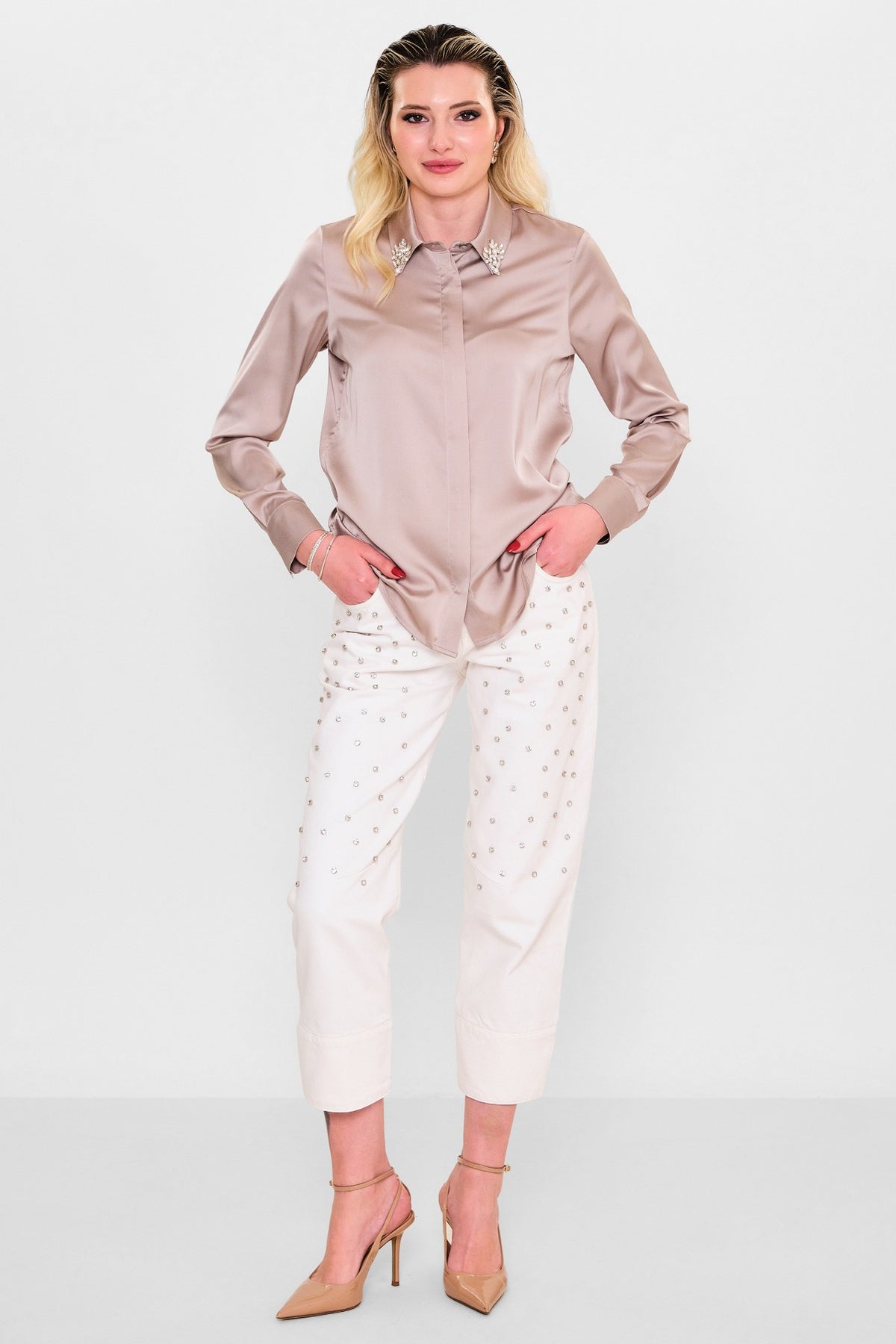 Fashion club - Plus Size Shirt (FSC26YSM2030) - 8690200129735