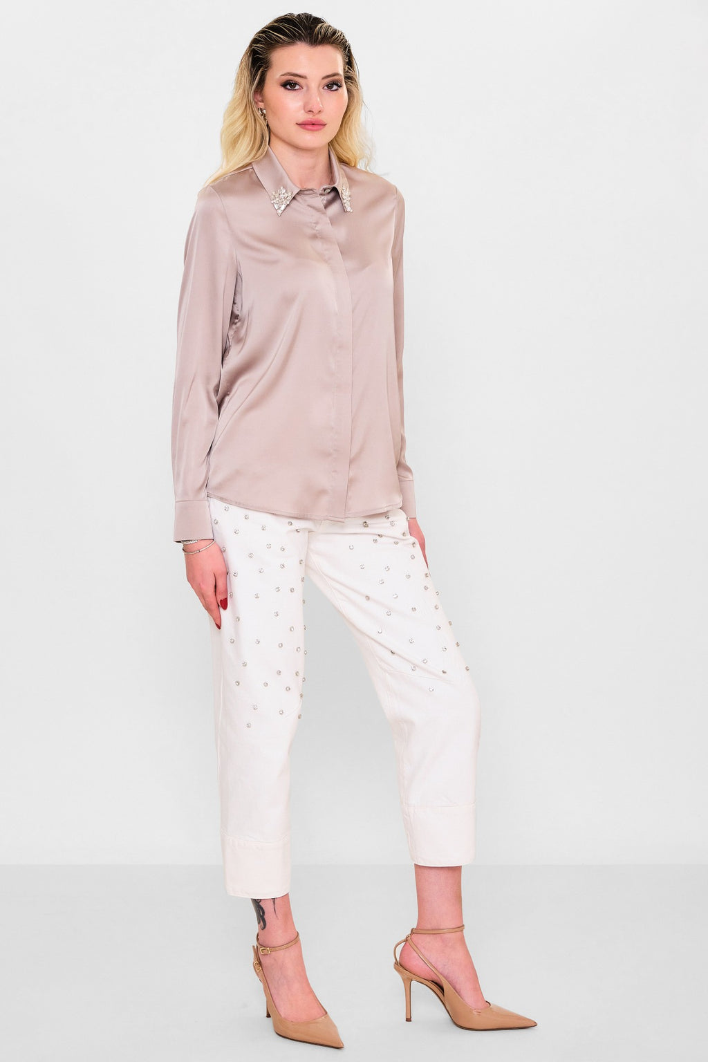 Fashion club - Plus Size Shirt (FSC26YSM2030) - 8690200129735