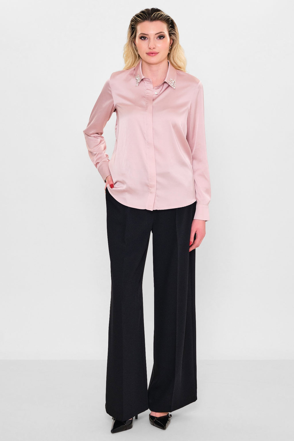 Fashion club - Plus Size Shirt (FSC26YSM2030) - 8690200129742