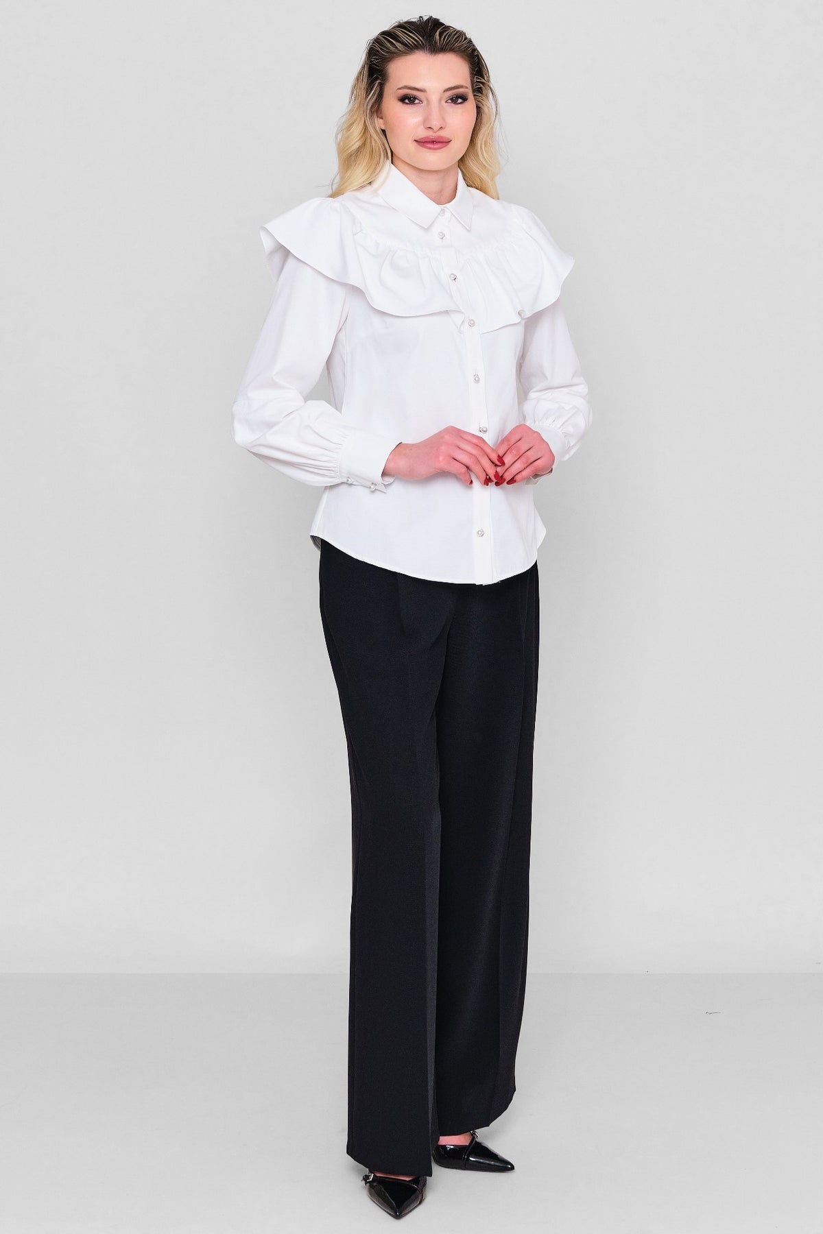 Fashion club - Plus Size Shirt (FSC26YSM2031) - 8690200129759