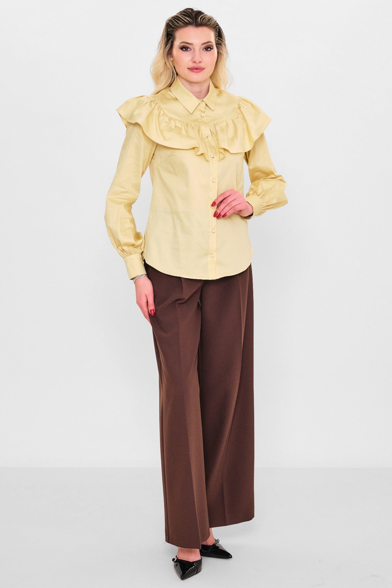 Fashion club - Plus Size Shirt (FSC26YSM2031) - 8690200129766